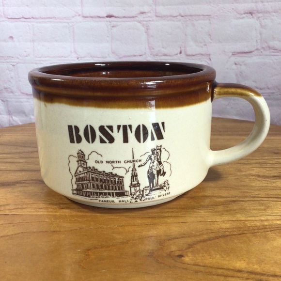 Boston Souvenir Ceramic Chowder Mug - Picture 1 of 6
